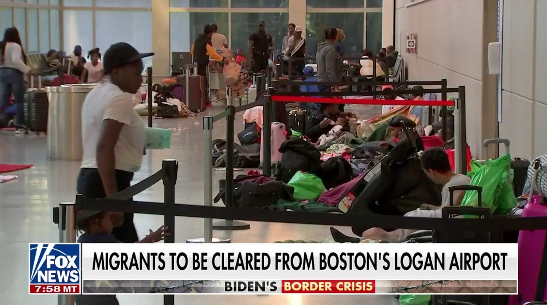 Massachusetts Enforces Deadline, Evicts Migrants From Logan Airport