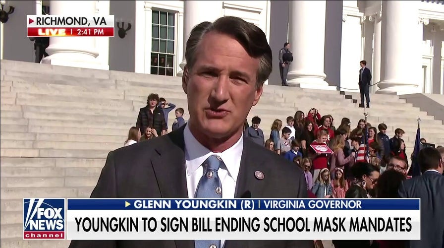 Youngkin signs bill ending school mask mandates