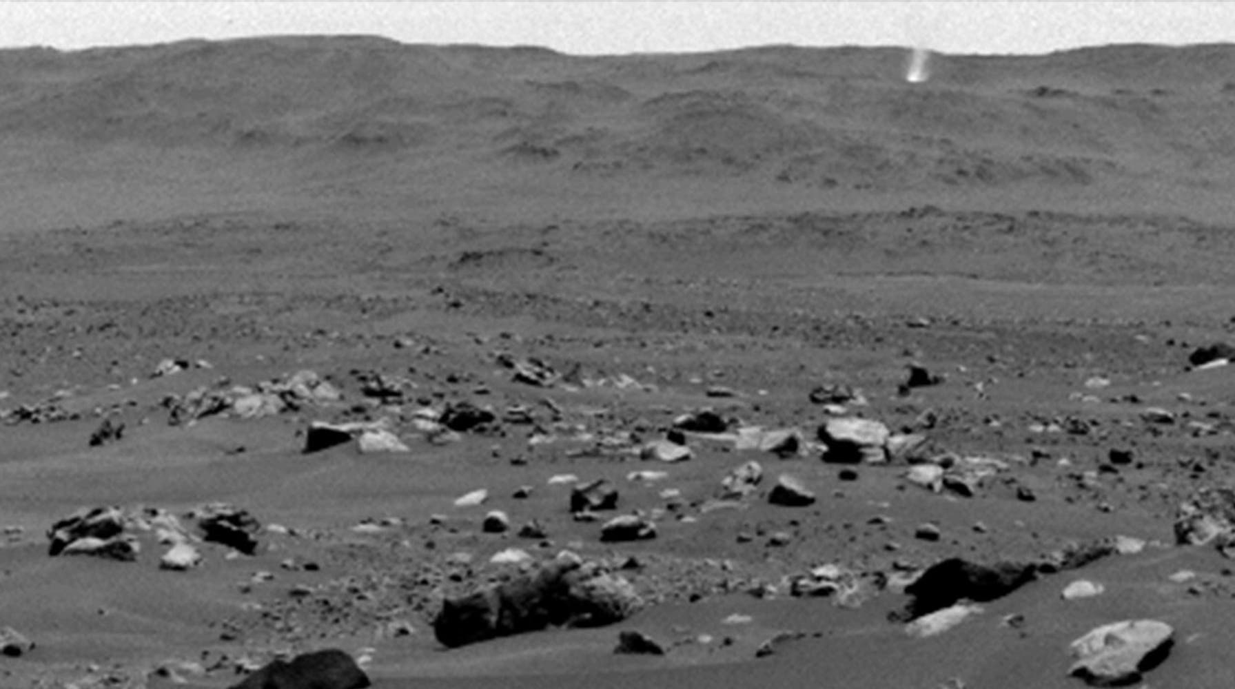 NASA's Perseverance Rover Captures Dust Devil on Mars