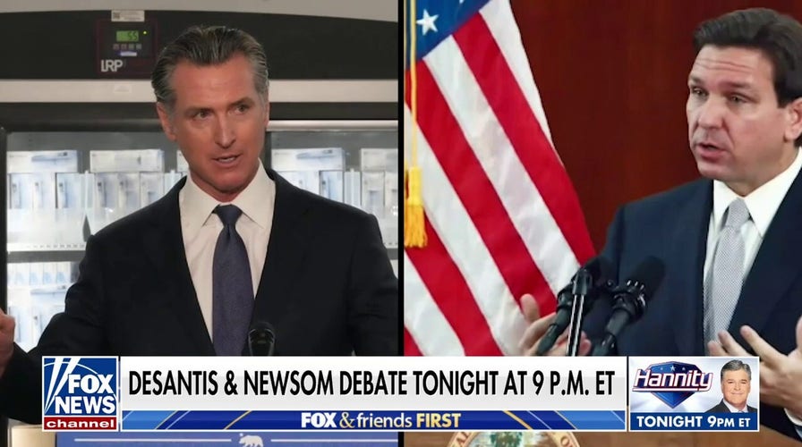 'Gloves are going to be off': Newsom, DeSantis debate to contrast Florida and California policies