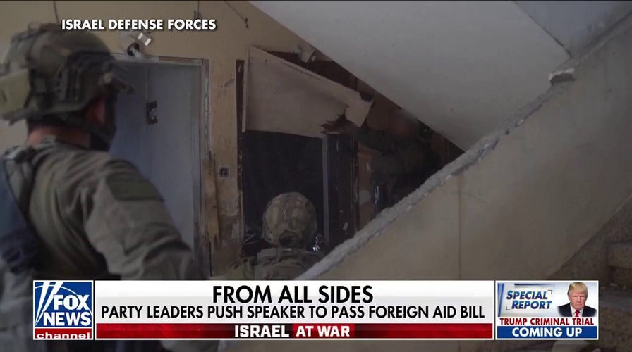 House Republicans discuss foreign aid bills