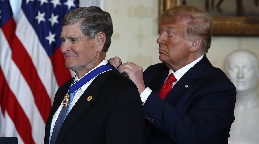 President Trump presents the Presidential Medal of Freedom to Jim Ryun