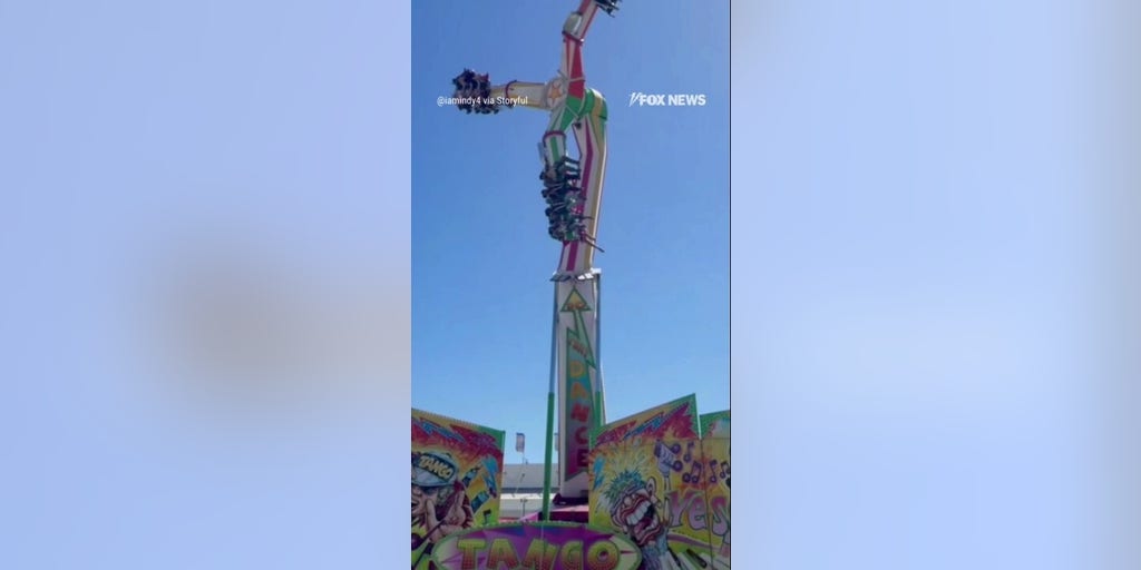 WATCH: People STUCK in mid-air after Houston rodeo ride malfunction