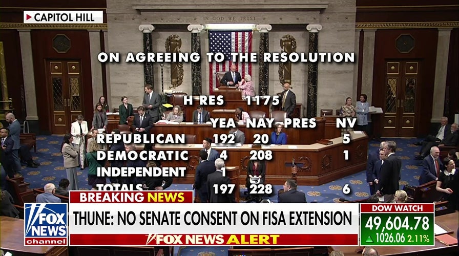 Top GOP leaders accidental    FISA is indispensable  arsenic  hold   stalls successful  Congress