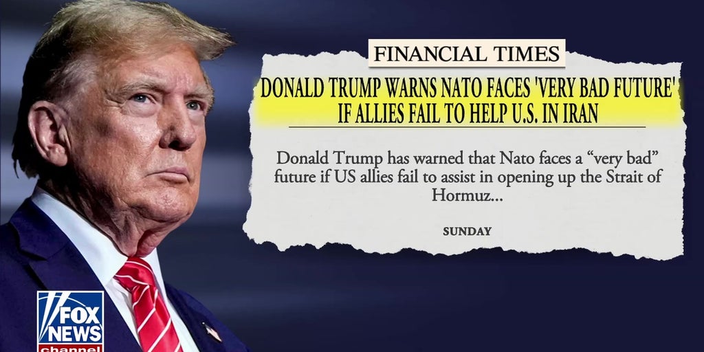 Trump warns NATO allies of 'very bad future' if they don't help secure Strait of Hormuz