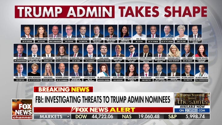El equipo de transición de Trump se une y califica de "antiamericanas" las amenazas contra las personas elegidas para el Gabinete