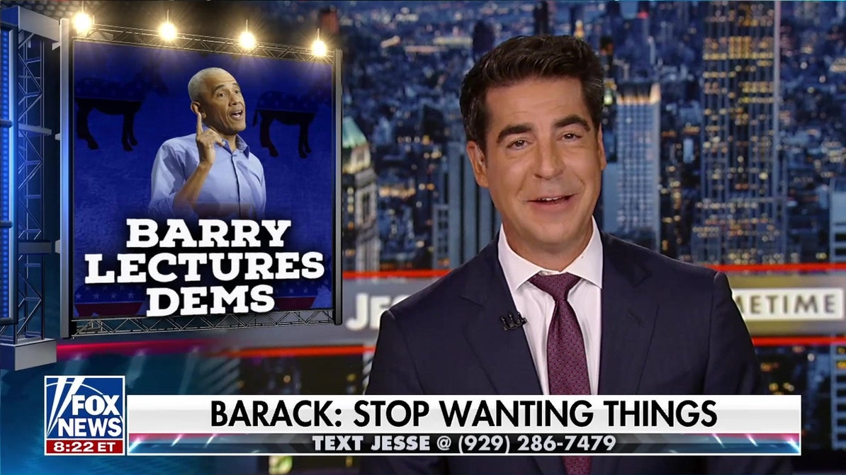 Watters calls out Obama’s high-profile lifestyle after the White House