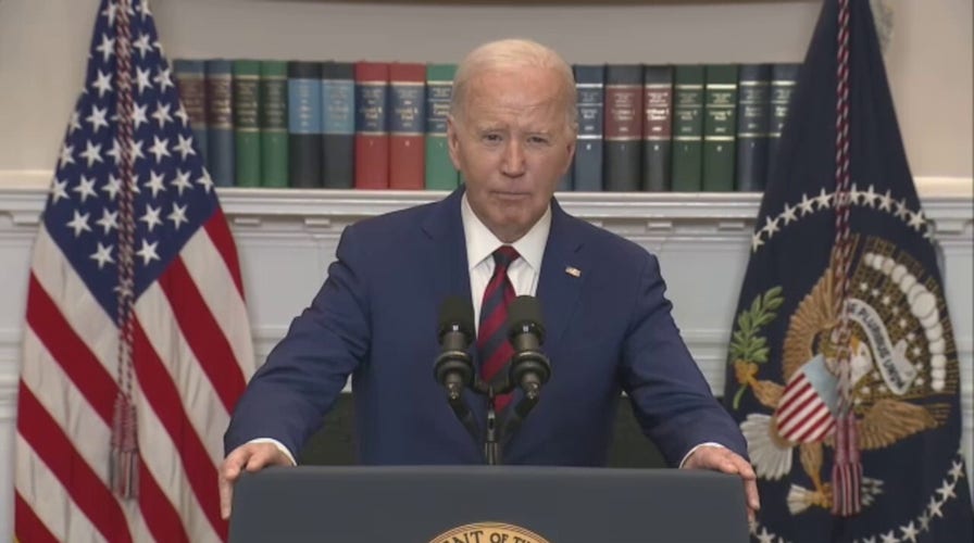 Biden claims he took the train or car over Francis Scott Key Bridge 'many, many times' — despite there being no rail lines on the span.