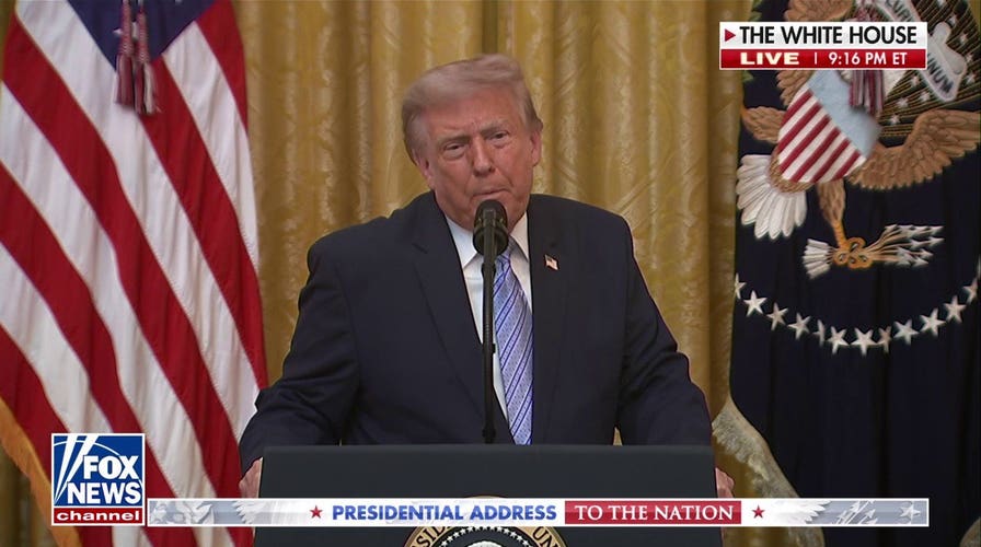 Trump points fingers at US adversaries in election integrity speech