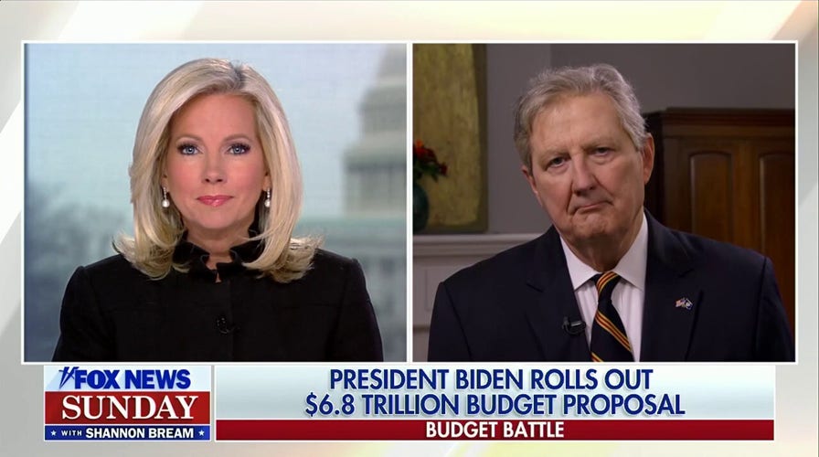 Sen. John Kennedy slams Biden's $6.8 trillion budget proposal: 'Took my breath away'