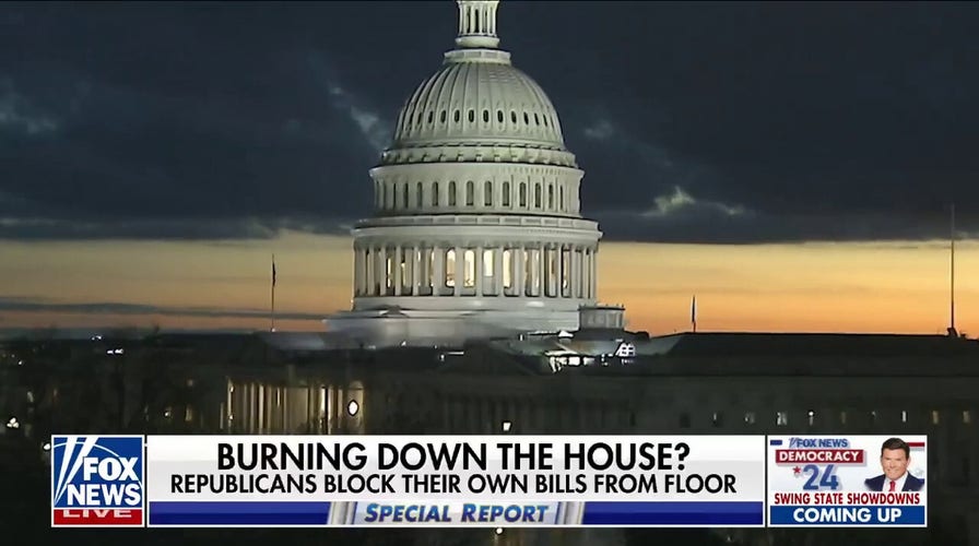 Republicans block their own bills from the floor