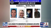 Authorities say they've located a vehicle belonging to Vance Boelter