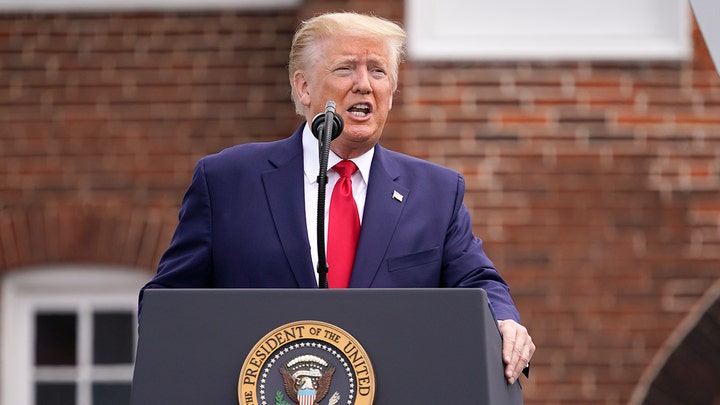 President Trump delivers Memorial Day address at Fort McHenry