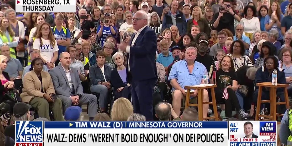 Tim Walz slammed for pointing to Democrats' stance on DEI policies for 2024 loss