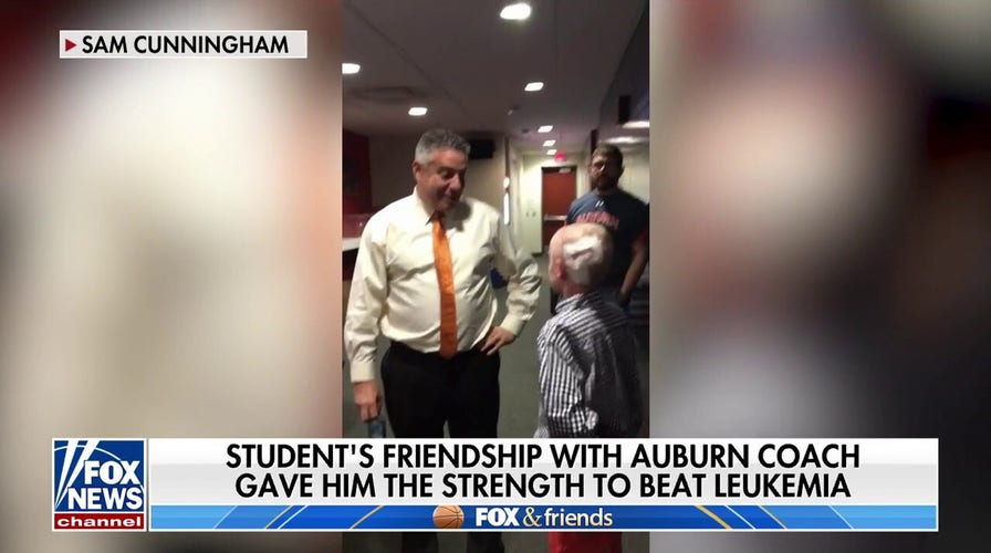 Young cancer patient receives support from Auburn coach, now he joins the staff cancer-free