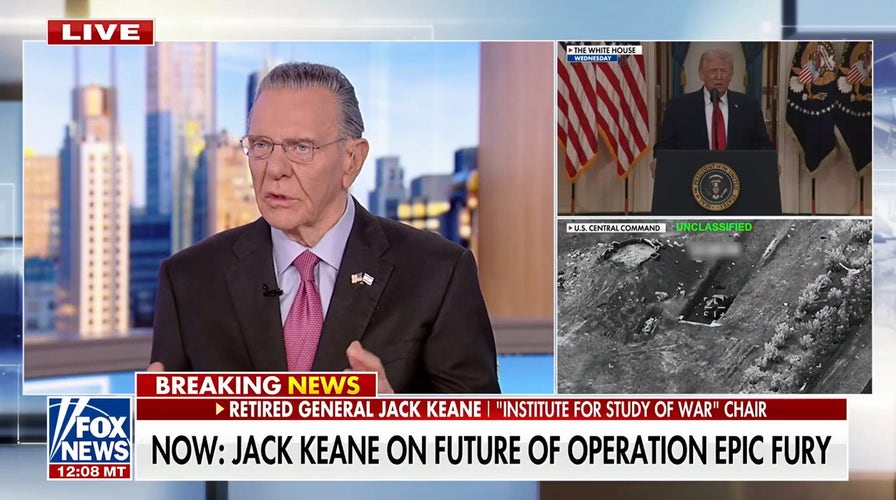 Gen Jack Keane: I can't see the US leaving the Strait of Hormuz in hands of Iran