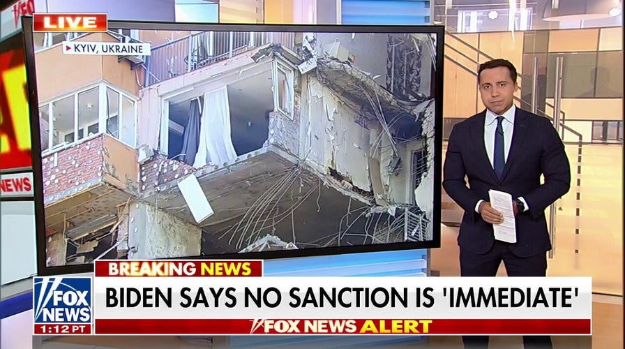 Biden warns US sanctions against Russia 'will take time to work'