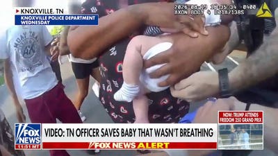 Dramatic bodycam footage shows Tennessee police save baby, Florida carjacker caught