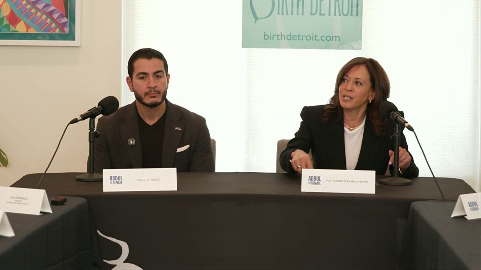 Kamala Harris says attack on DEI is an attack on maternal care