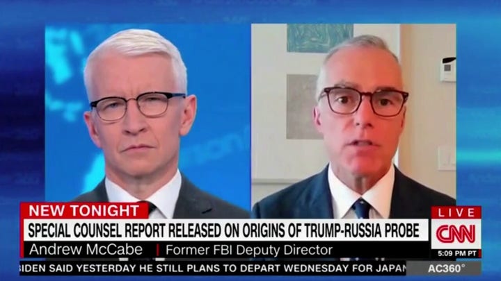 Fired FBI official Andrew McCabe claims Durham report not a legitimate investigation: Nothing new here
