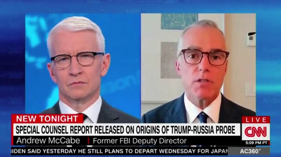 Fired FBI official Andrew McCabe claims Durham report not a legitimate investigation: Nothing new here