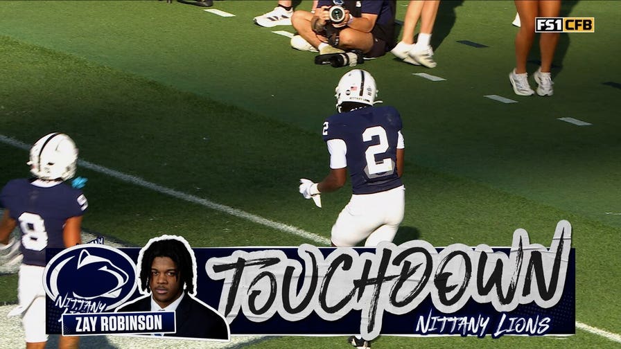 Rocco Becht connects with Zay Robinson for 39-yard TD, extending Penn State's lead over Marshall