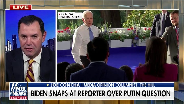 Joe Concha: Biden avoided joint presser with Putin because questions wouldn’t be ‘handpicked’ for him