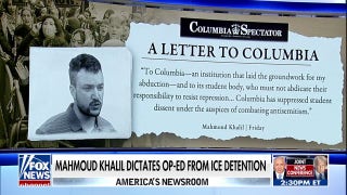 Mahmoud Khalil makes ‘preposterous’ accusation aft  ‘abduction’ successful  op-ed from ICE detention - Fox News