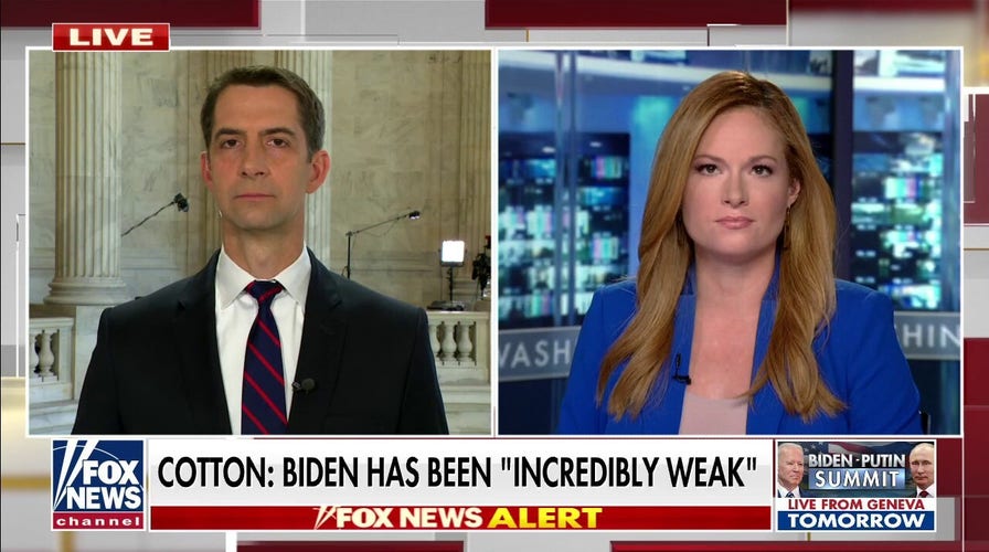 Until Biden shows strength, Putin will have the upper hand: Cotton