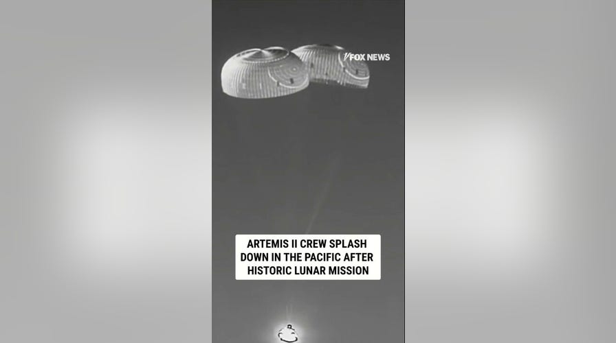 BREAKING: Artemis II crew splash down in the Pacific after historic lunar mission