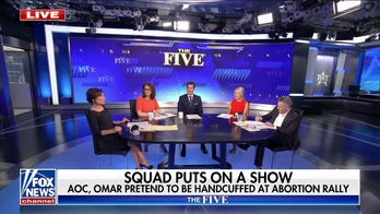 AOC already fundraising over handcuff performance: Perino