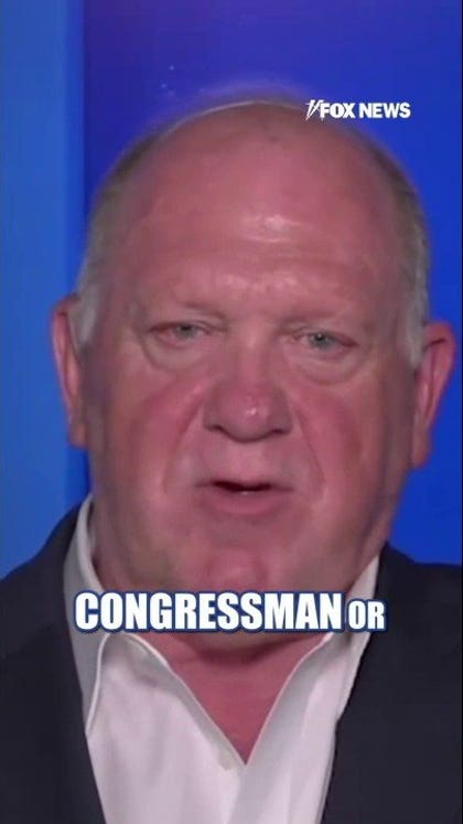 Tom Homan confirms DHS investigation involving Ilhan Omar