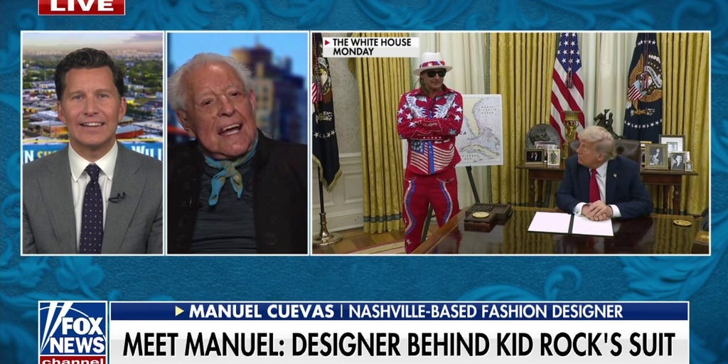 Meet the designer behind Kid Rock’s star-spangled suit worn at the White House