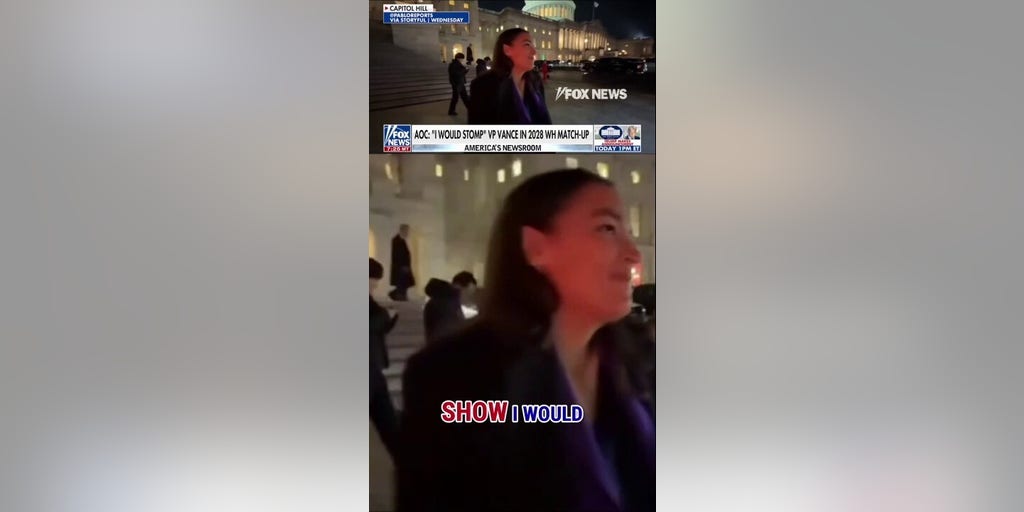 WATCH: AOC's BOLD response to taking on Vance in 2028