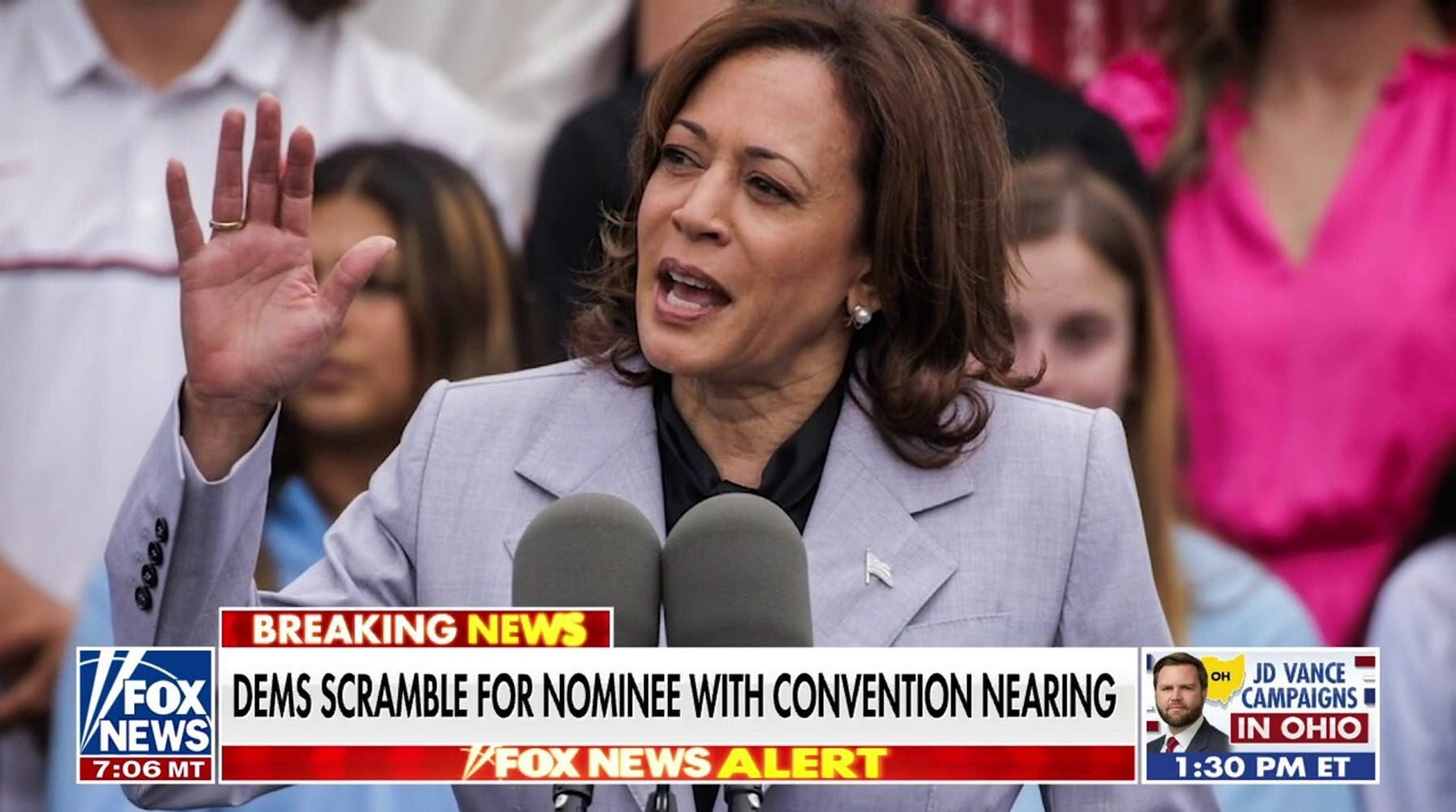 Democrats Rally Behind Harris for 2024 Nomination, Speculation Swirls over Running Mates