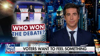 JESSE WATTERS: Vivek was percolating because he's fresh on a stage with seven career politicians