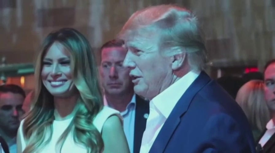 Donald Trump attends LIV Golf welcome party