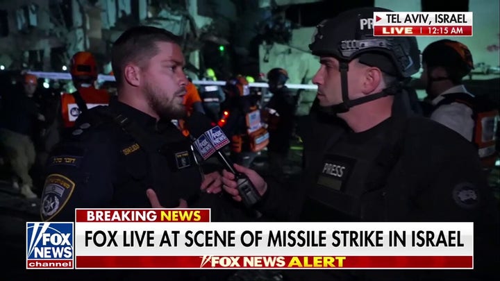 1 killed, 20-plus civilians wounded after Iranian missile strike in Tel Aviv: Israeli police