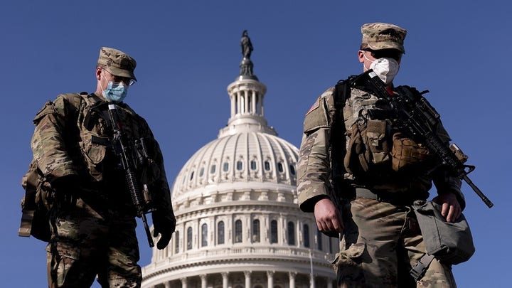 FBI vetting all 25,000 guard troops in D.C.