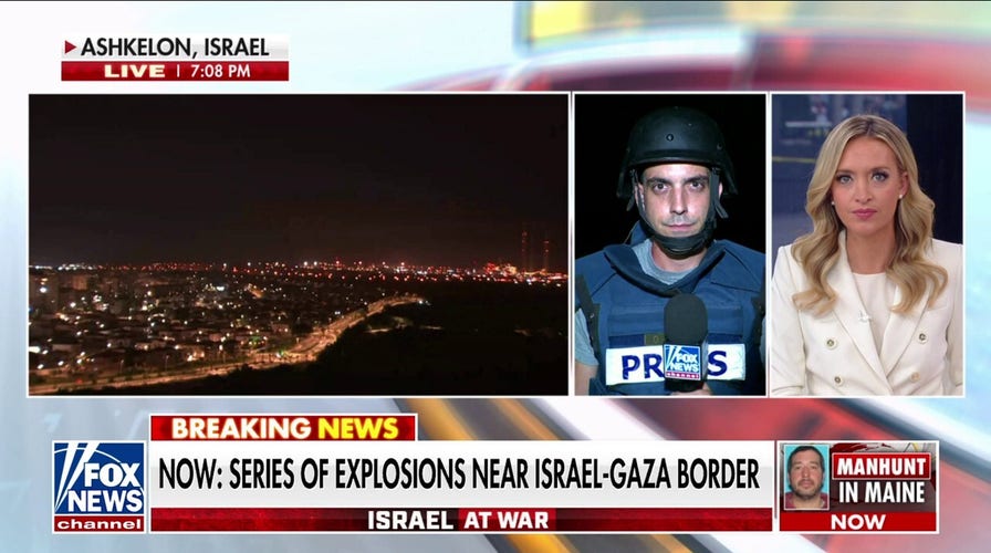 Explosions near Israel-Gaza border as ground invasion looms