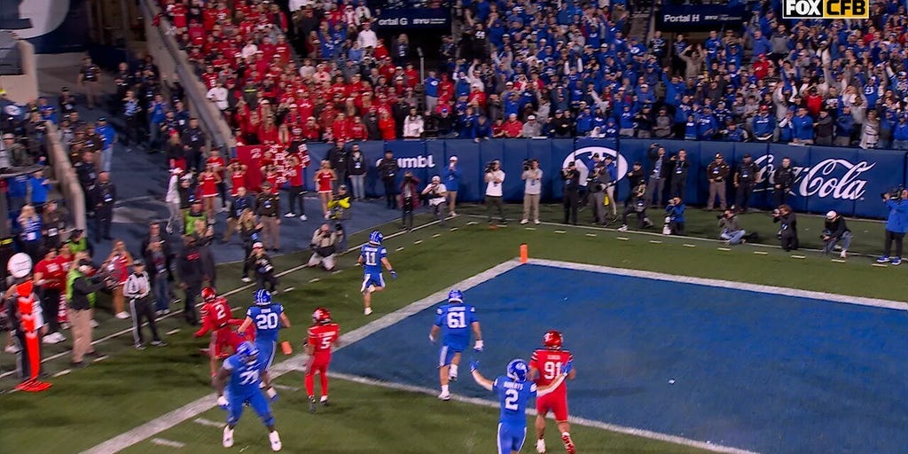Parker Kingston rushes for 12-yard TD, giving BYU lead over Utah