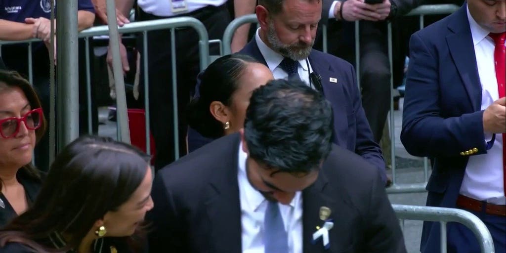 Trump calls AOC, Mamdani laughter at 9/11 ceremony 'terrible'