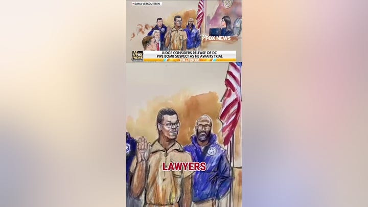 DC pipe bomb suspect may be released while awaiting trial