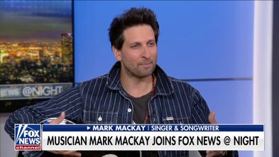 Mark Mackay performs his latest single