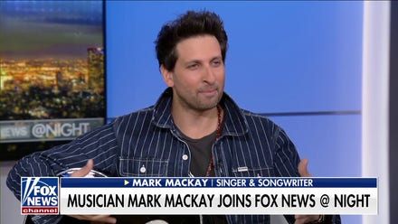 Mark Mackay performs his latest single