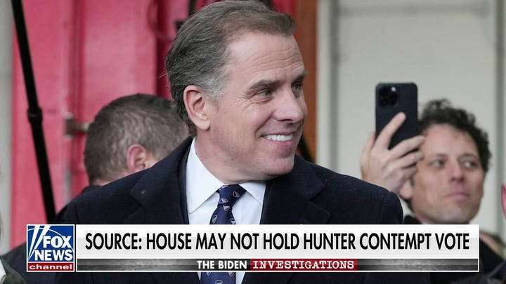 House could stand down on plan to hold Hunter Biden in contempt: Pergram