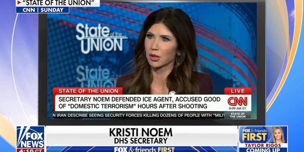 Noem defends 'domestic terrorism' assessment of Minneapolis shooting