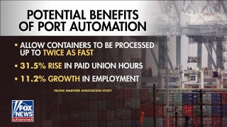 Striking dock workers seek ban on automation - Fox News