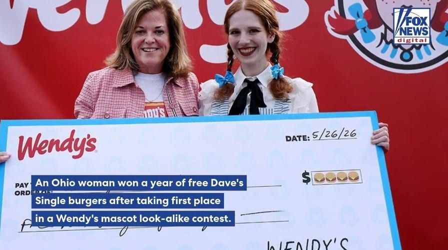 Ohio redhead wins year of free burgers after topping Wendy's look-alike contest