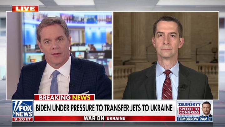 Sen. Tom Cotton rips Biden over foreign policy stance on Russia, Iran: 'Biden projected weakness'